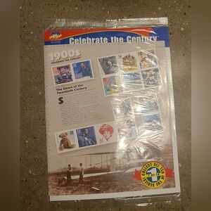 Celebrate the Century 1900s - Sheet of Fifteen 33 Cent Stamps - USPS SEALED SET